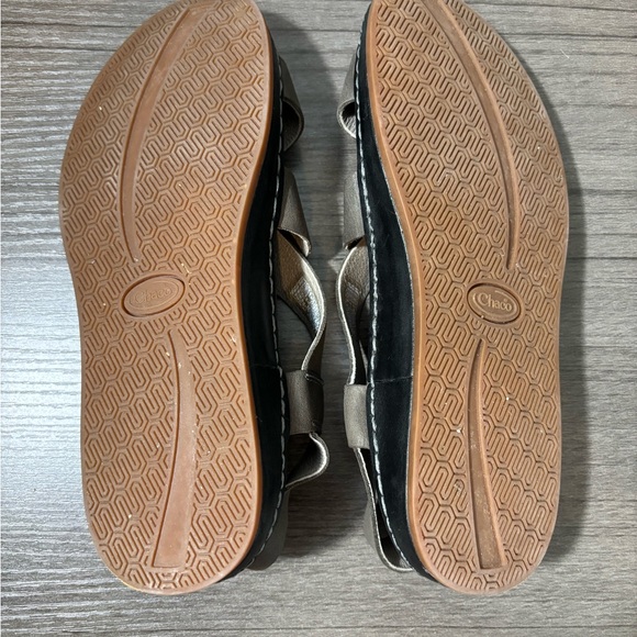Chaco Townes Grey Leather Sandals Womens Size 5 Barely Worn Excellent Condition - Picture 6 of 6
